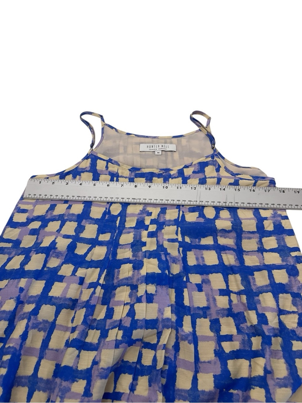 Hunter Bell Rivers Dress “Cobblestone” Silk Blend Midi Maxi Dress M - Picture 11 of 11